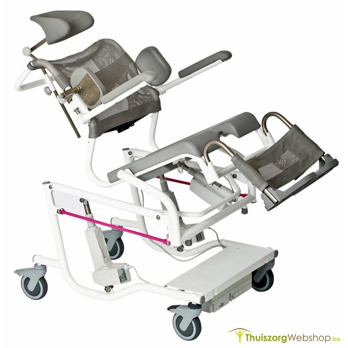 Electrically positionable shower chair M2 Multi-Tip