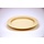 Round plate with raised edge