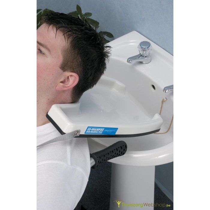 Lavabo à cheveux avec bord en caoutchouc souple avec sangles