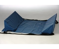 Wedges for lateral support in bed, with Velcro