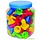 Jeu de vis et écrous façonnés 1 : 2 x 24 pièces (emballés dans un pot en plastique)