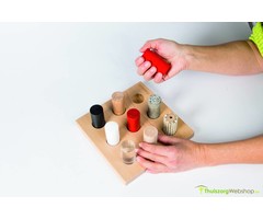 Pen board with tactile elements