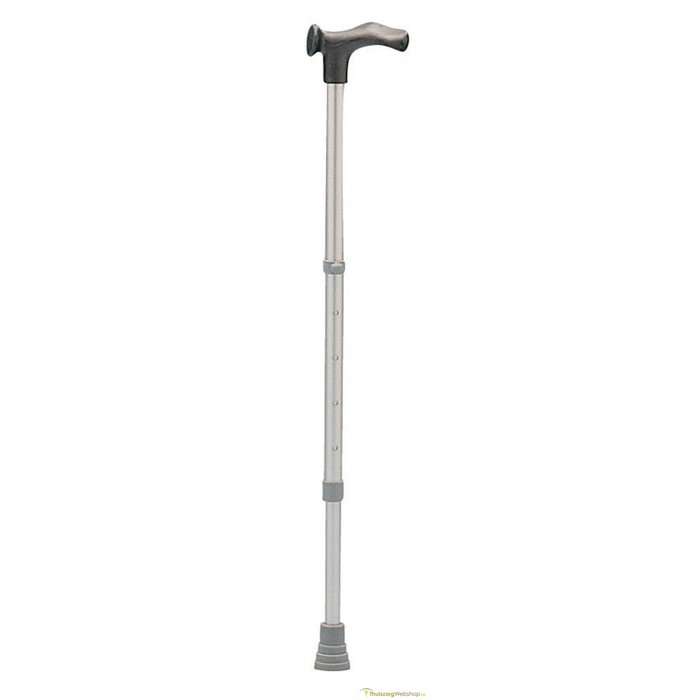 Aluminum walking stick with anatomical handle Economy