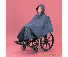 Wheelchair poncho lined