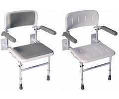Chaise de douche pour montage mural