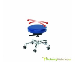 Tabouret de travail Rollhocker Flex avec 5 roues et siège souple et flexible