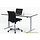 Work table for standing/sitting work Ropox Ergo Desk