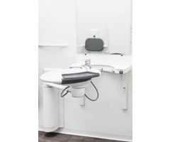 Zwenkbare lavabo Ropox