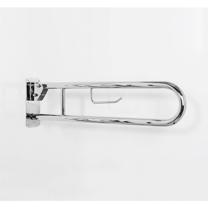 Support de toilette pliant en acier inoxydable