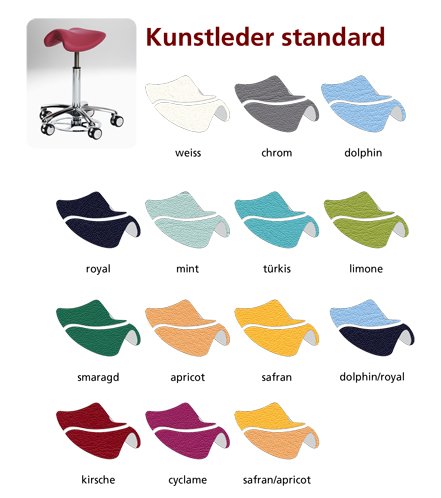 Work/triple chair saddle shape Swippo Lady