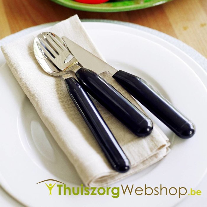 Design lightweight cutlery with thickened handle