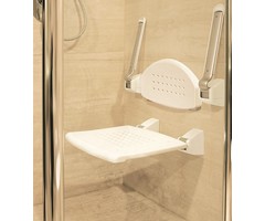 Siège de douche pour montage mural