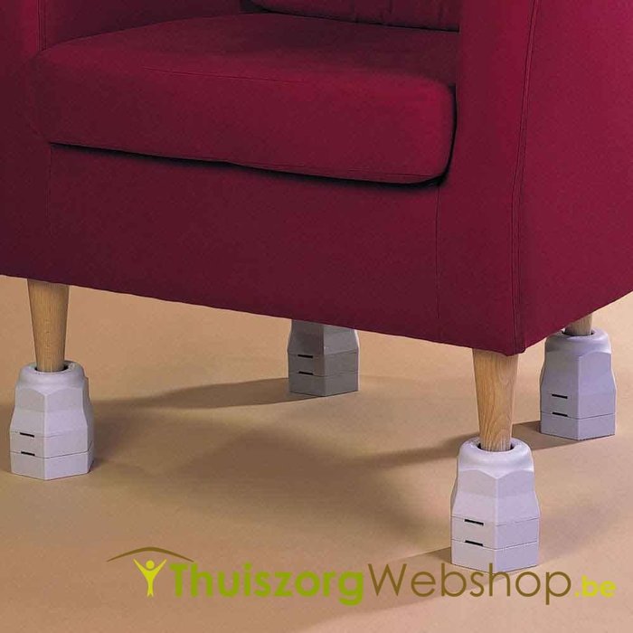 Furniture boosters Langham Grip-On - set of 4