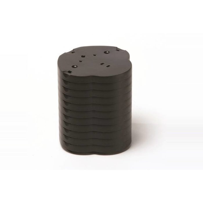 Linked furniture boosters adjustable in height