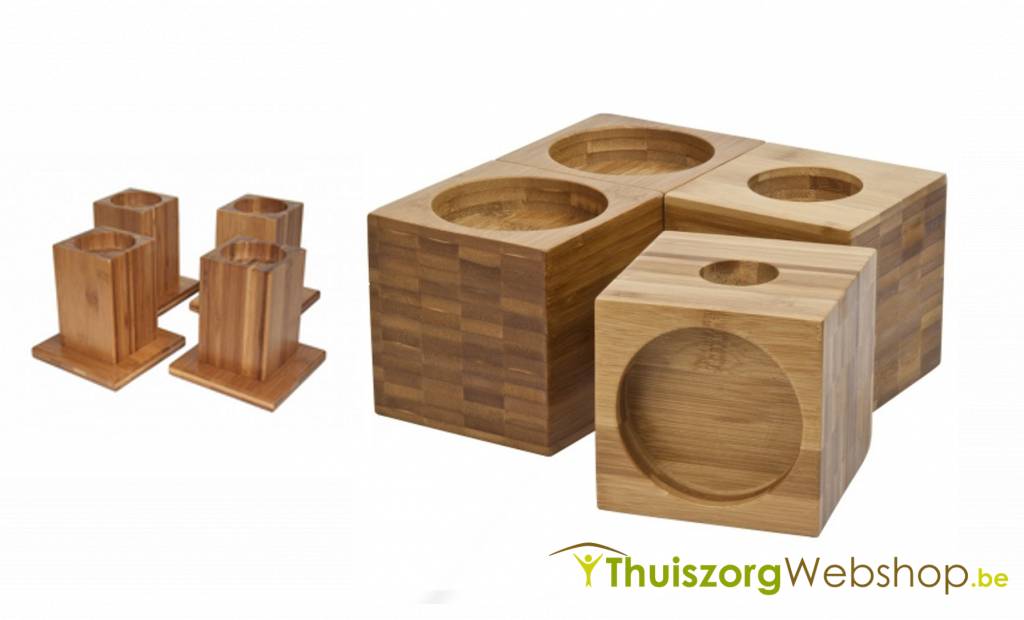 Furniture risers in bamboo - Available in 2 sizes