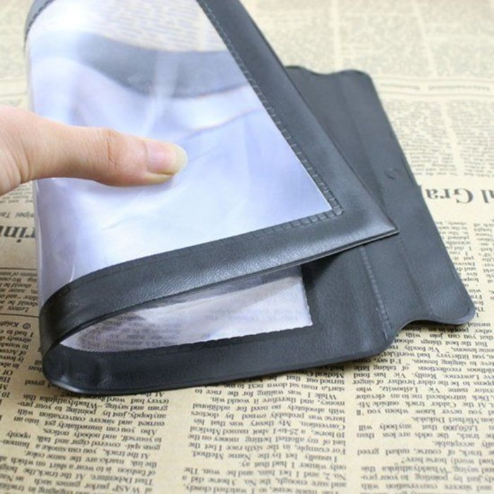 Flexible Magnifying leaf for the hand - magnification x 3.5