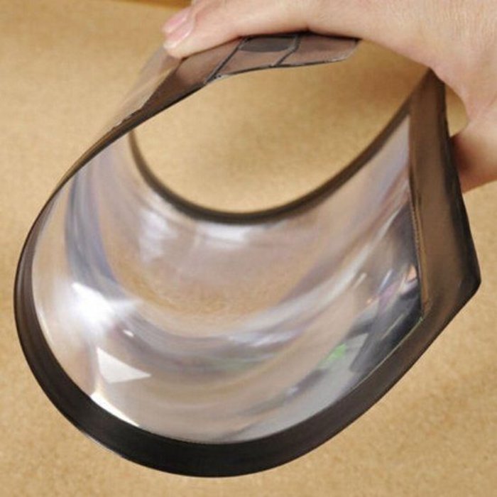 Flexible Magnifying leaf for the hand - magnification x 3.5