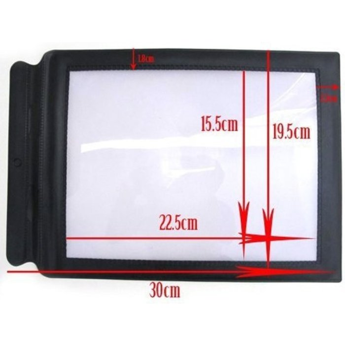 Feuille/loupe souple à tenir en main - agrandissement x 3,5