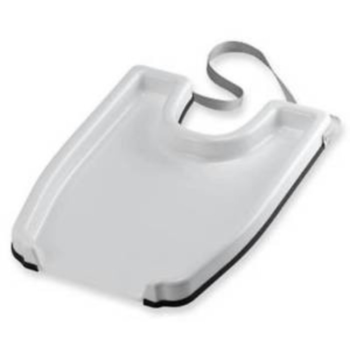 Hair wash basin with flexible rubber edge with straps