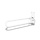 Folding toilet support rail