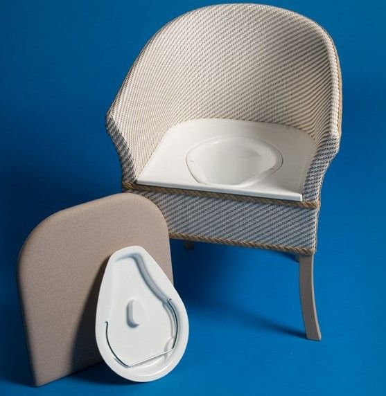 Discreet luxury toilet chair/seat