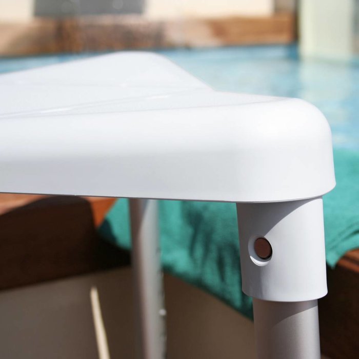 Chaise de douche design modèle d'angle