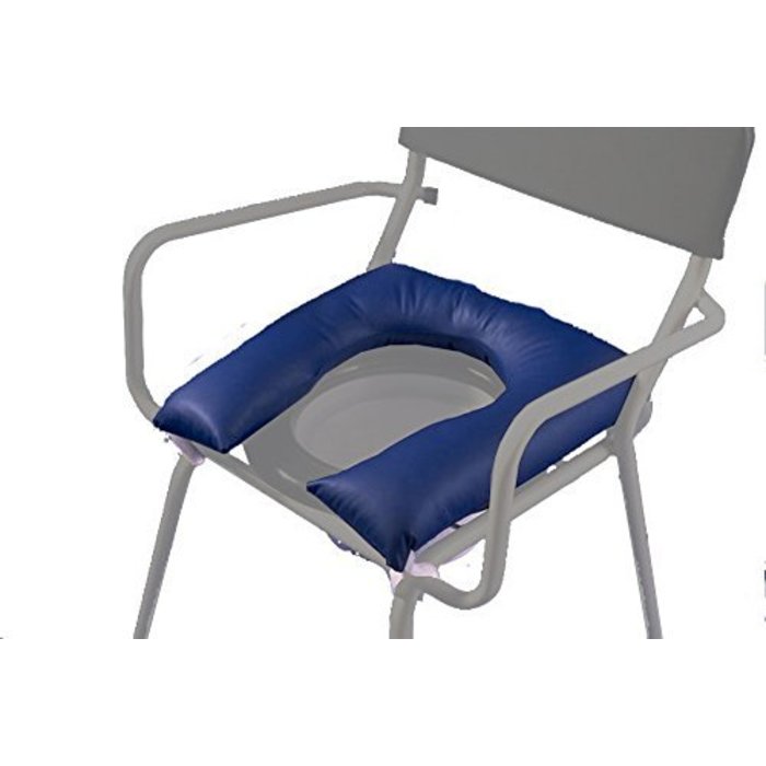 Coussin pour chaise de toilette en forme de fer à cheval