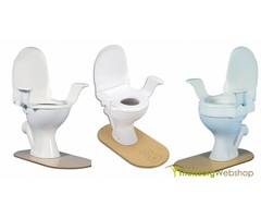 Toilet raiser / reducer with armrests from 1 piece