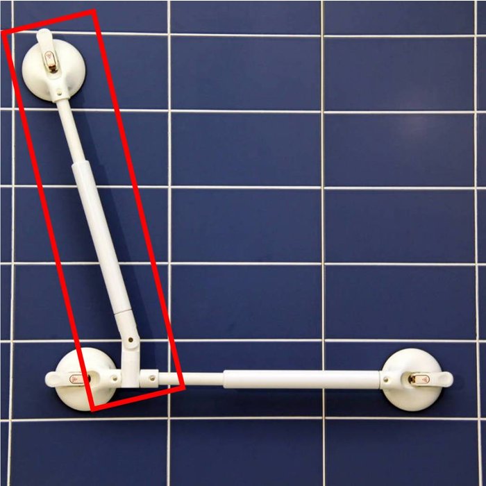 Pivoting wall bracket on suction cup