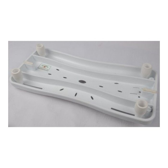 Adjustable bath board with blue handle