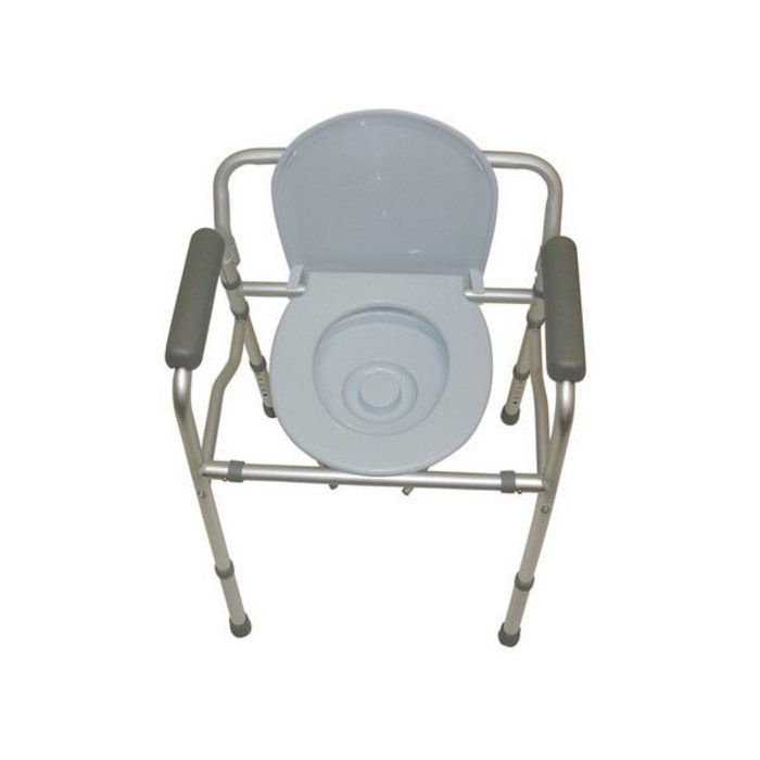 Opvouwbare toiletstoel/toiletkader met zitting