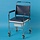 Toilet chair on wheels, steel Days