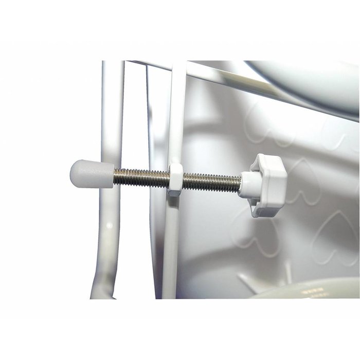 Swivel aluminum bath seat