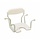 Hanging bath seat with hygienic recess Days White Line