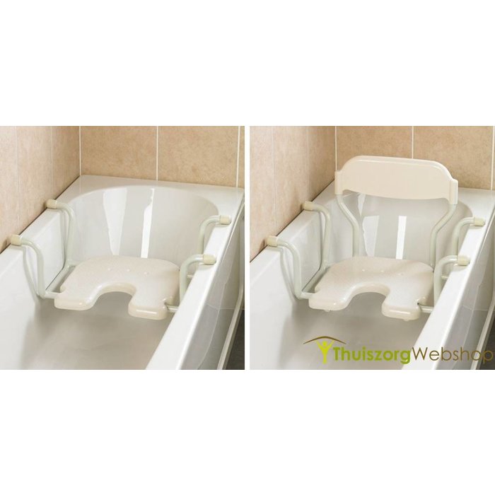 Siège de bain suspendu avec niche hygiénique Days White Line