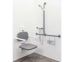 Chaise de douche pour montage mural Ropox