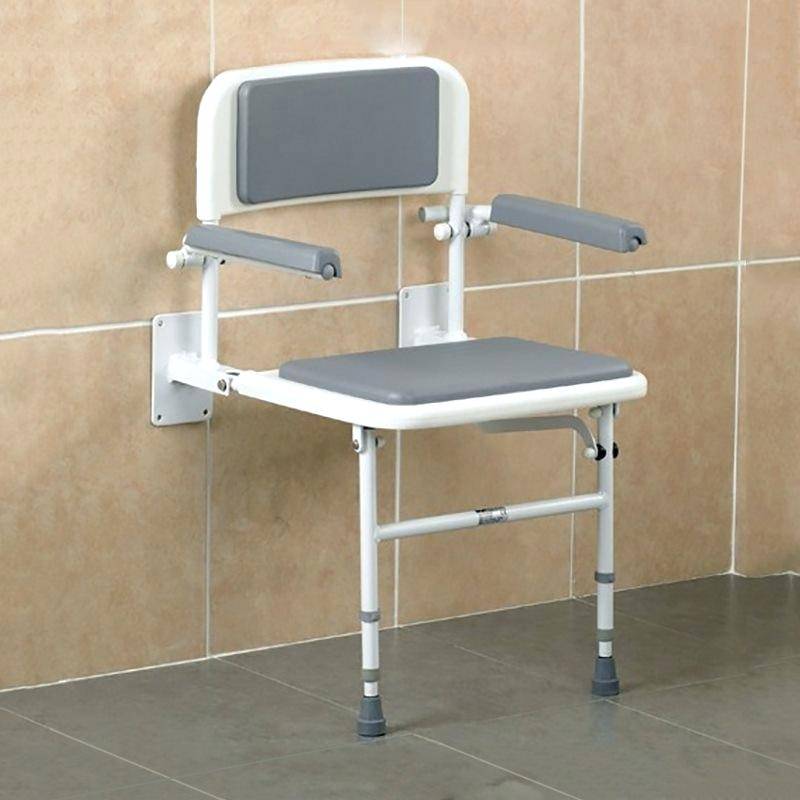 Shower chair for wall mounting