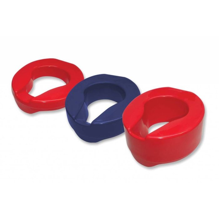 Toilet raiser in contrasting color