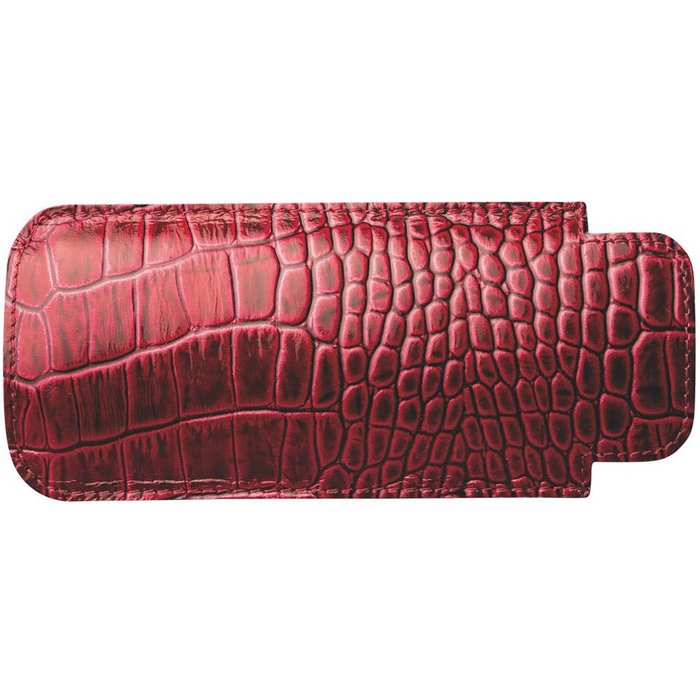 Luxury pill box with leather pouch - Anabox for 1 week, 1 compartment / day