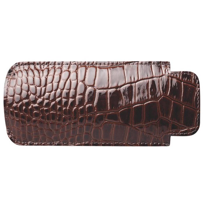 Luxury pill box with leather pouch - Anabox for 1 week, 1 compartment / day