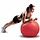 Sitting and exercise ball including pump