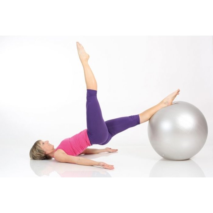 Sitting and exercise ball including pump
