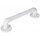 Plastic wall bracket with fine ribs