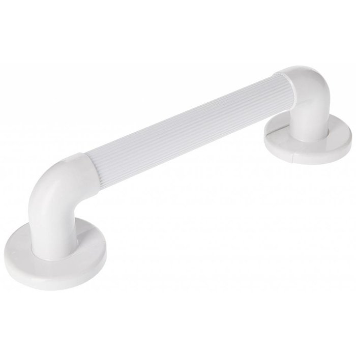 Plastic wall bracket with fine ribs