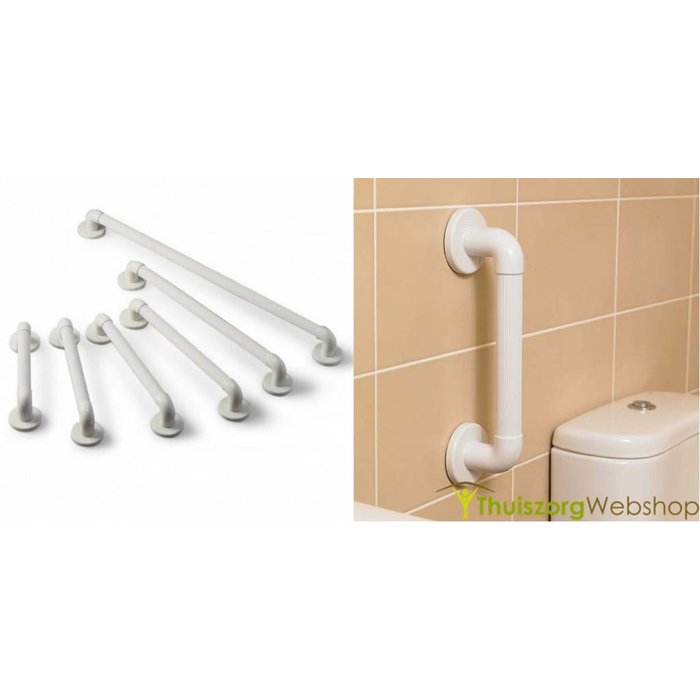 Plastic wall bracket with fine ribs