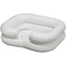 Inflatable hair wash basin for bed, compact 64 x 52 cm