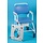 Shower and toilet chair with wheels
