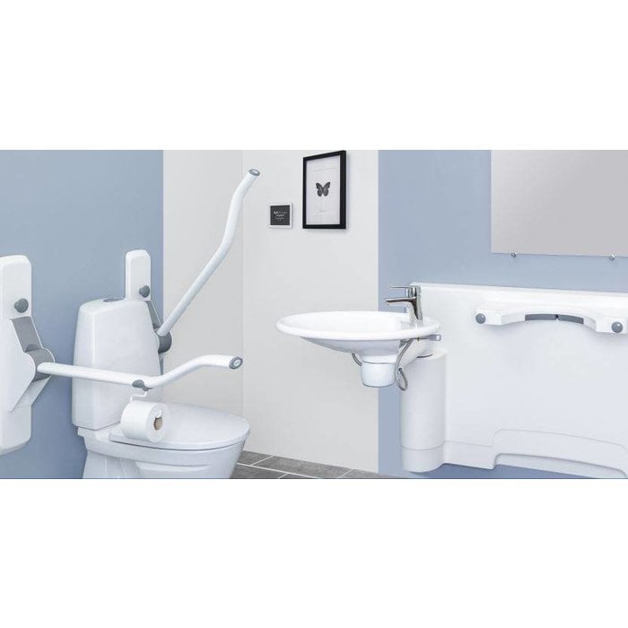 Zwenkbare lavabo Ropox