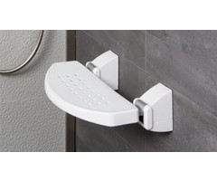 Siège de douche compact pour montage mural