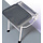 Shower chair with contoured soft seat